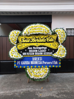 Papan Bunga Duka di Harapanmulya