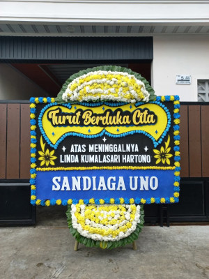 Papan Bunga Duka di Harapanmulya